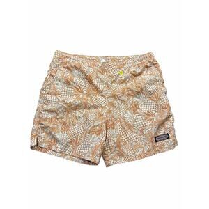 Vineyard Vines Tan and White Swim Trunks